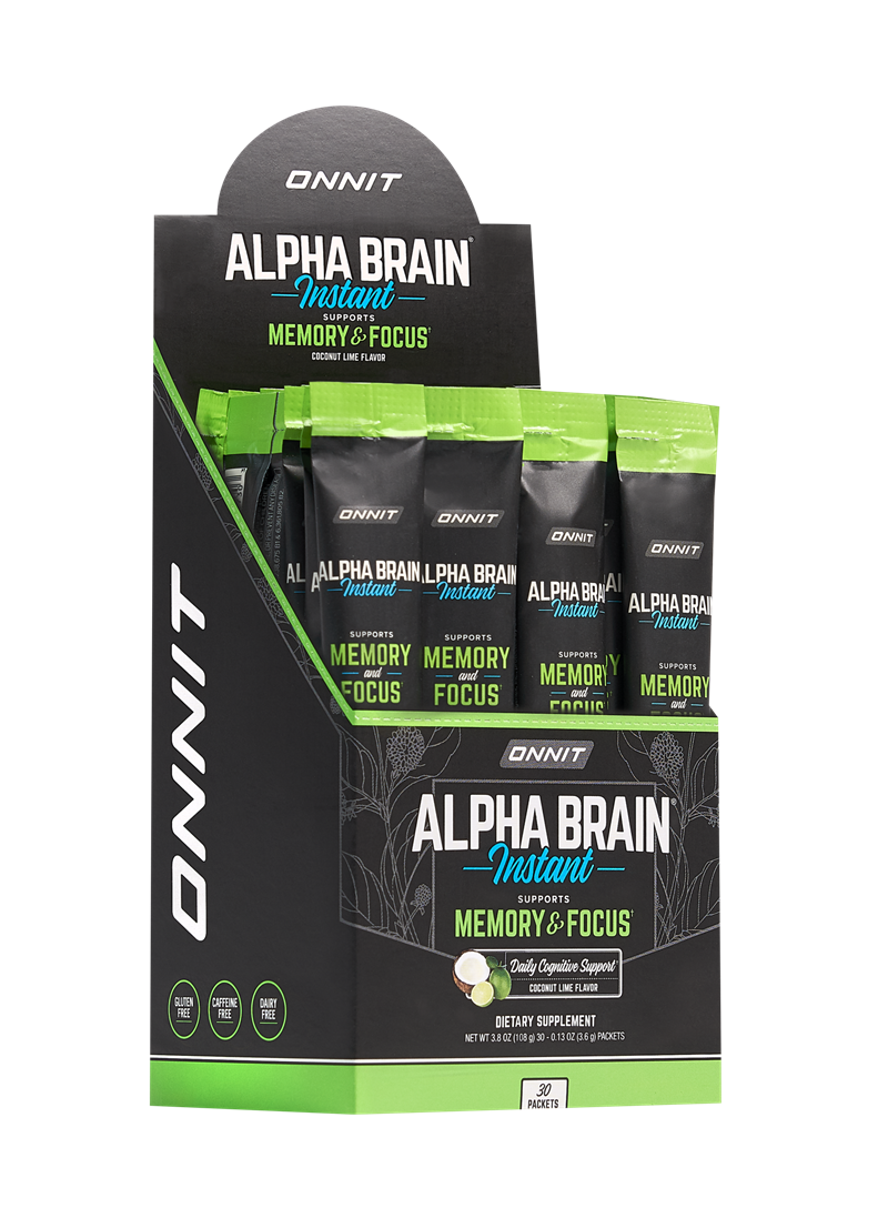 Alpha Brain Instant Powder - Nootropic Support for Memory & Focus -  Blackberry Lemonade (30 Single Serving Packets) by Onnit Labs at the  Vitamin Shoppe