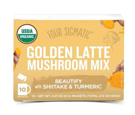 Golden Latte with Shitake & Turmeric