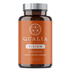 Qualia Vision, eye health, visual system, screen time, antioxidants