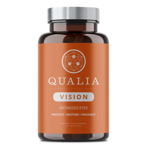 Qualia Vision, eye health, visual system, screen time, antioxidants