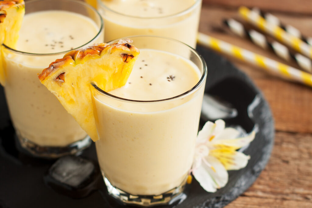 Whey Pina Colada Protein Smoothie